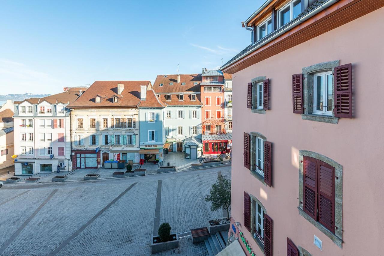 Appartamento Au Rythme Du Lac Évian-les-Bains Esterno foto